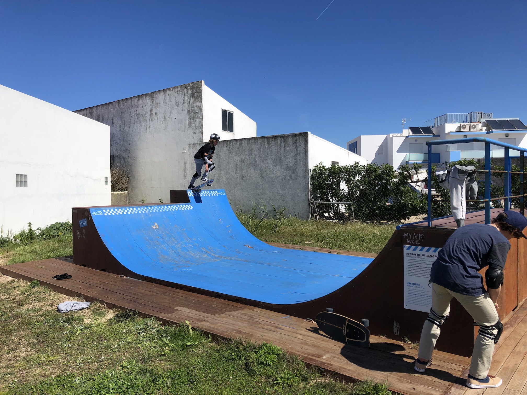 Mini Halfpipe bei ANOTHER SURF CAMP