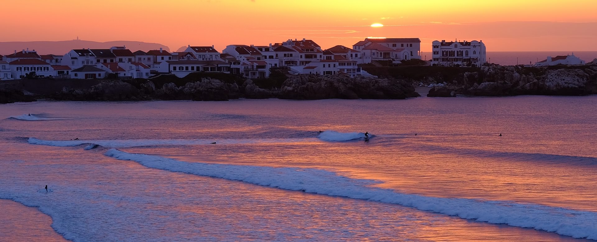 Sunset surf en Baleal, Peniche